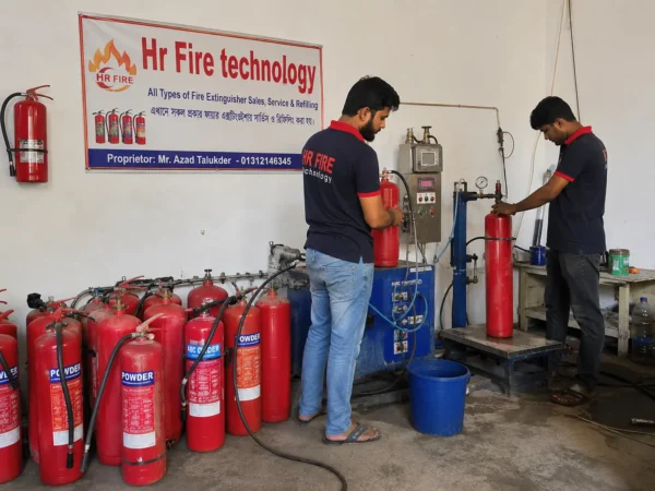 Professional Fire Extinguisher Refilling and Servicing by HR Fire Technology